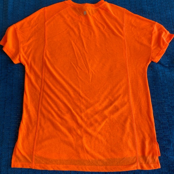 Sweaty Betty Flex Workout Tee Shockingly Orange - Picture 2 of 7
